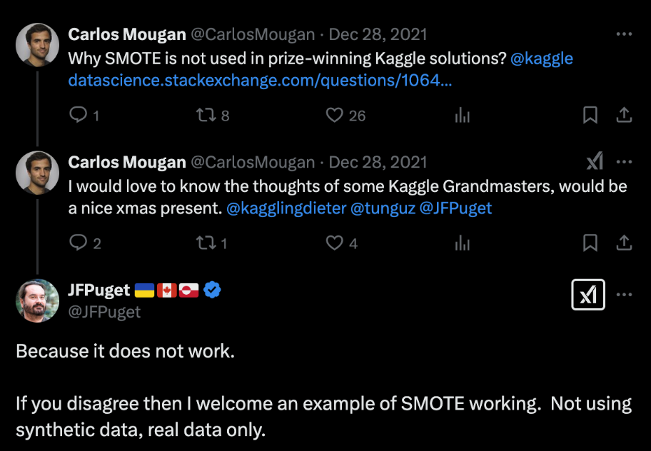 smote does not work