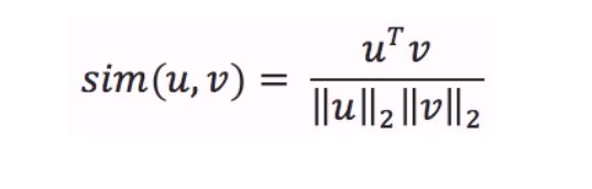 word2vec cosine similarity